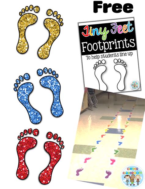 Printable Footprints For Lining Up